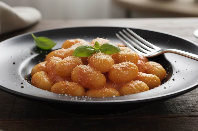 Gnocchi Aurora besonders angerichtet